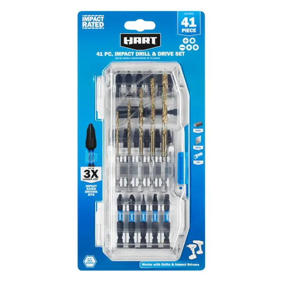 41 PC. Impact Drill & Drive Set