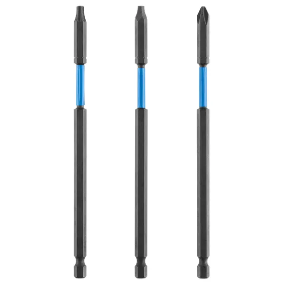 3 PC. 6″ Impact Driver Bit Set