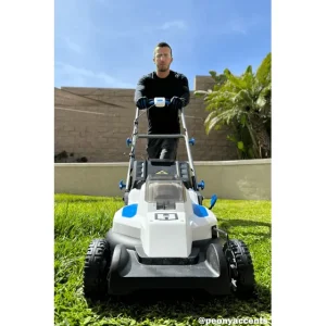 20V 16″ Electric Push Lawn Mower Kit - view 3