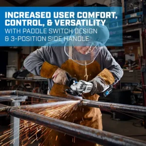 20V 4-1/2″ Brushless Angle Grinder (Tool-Only) - view 3