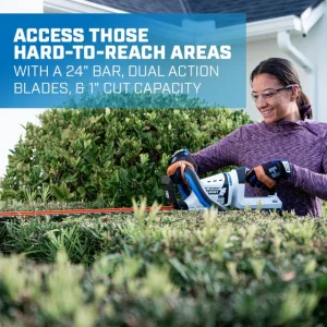 40V 24″ Hedge Trimmer Kit - view 3