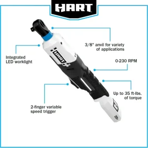 20V 3/8″ Ratchet (Tool-Only) - view 3