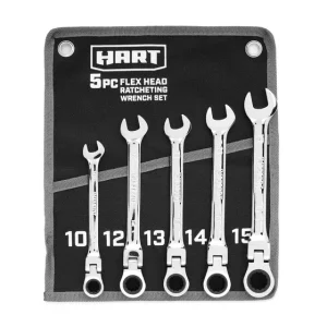 5 PC MM Flex Head Ratcheting Wrench Set - view 4