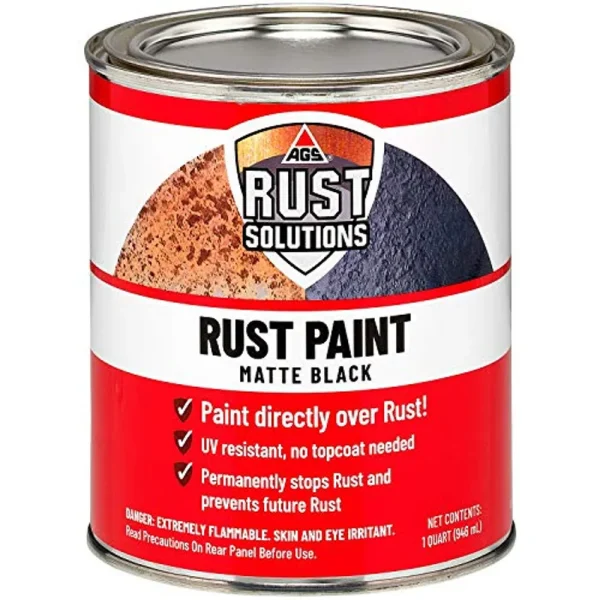 AGS Company AOR 32 Rust Paint for Stopping Rust 1 Quart (AOR-32)