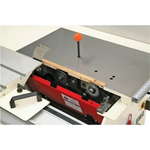 Shop Fox 5 HP 10-Inch Sliding Table Saw with Scoring Blade and Large Guard (W1811) - view 4