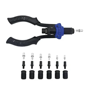 Astro Pneumatic Hand Rivet Stud Setter Kit Metric & SAE with Rivet Studs (1455)