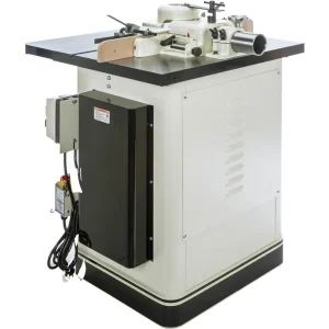Shop Fox 3 HP Shaper with 28″ x 30″ Cast-Iron Table and Spindles (W1702) - view 2