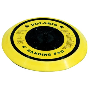 K Tool 85697 Backing Pad, 6″ Diameter, Flexible, for Dual Action Sanders, Yellow Vinyl