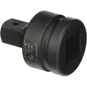 Grey Pneumatic 1″ Female x 3/4″ Male Adapter w/Pin Hole Socket (4008A)