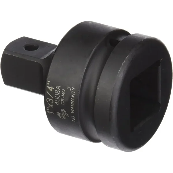 Grey Pneumatic 1″ Female x 3/4″ Male Adapter w/Pin Hole Socket (4008A)