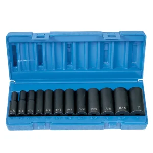 Grey Pneumatic 3/8″ Drive 12 Piece Deep Set – 12 Point (1202D)