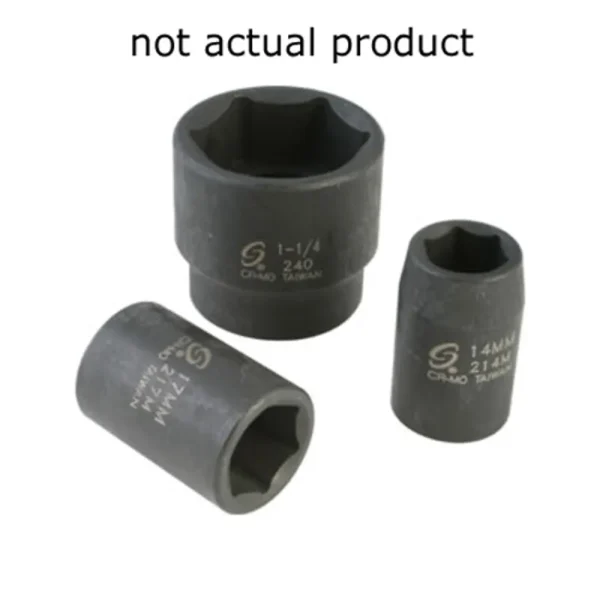 Sunex 1/2″ Dr. 12 Pt. 21mm Universal Deep Impact Socket (221MZUD)