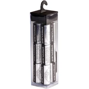 Streamlight CR123A Lithium Battery 12-Pack for High-Performance Devices (85177)