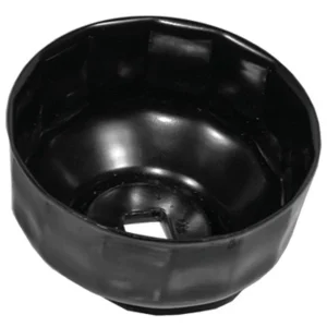 K Tool 73613 Cap Style Oil Filter Wrench, 65mm, 14 Flute, 3/8″ Drive
