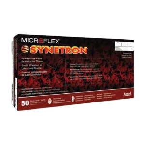 Microflex Synetron XL Latex Gloves 50-Pack Powder-Free Extended Cuff (SY911XL)
