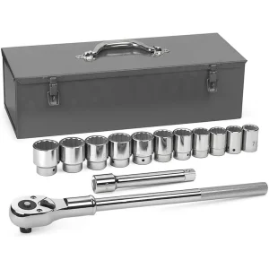 Gearwrench 80879 Socket Set 13 piece 3/4″ Drive 12 Point