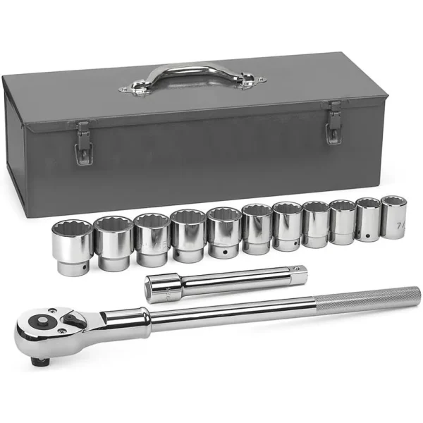 Gearwrench 80879 Socket Set 13 piece 3/4″ Drive 12 Point