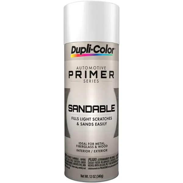 Dupli-Color 12oz White Sandable Primer Spray Paint (DAP1689)