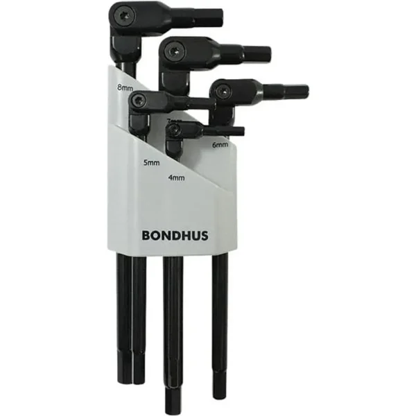 Bondhus 5-Piece 4-8mm Metric Hex Key Set (00027)