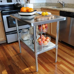 Sportsman Series SSWSET48 48″ Stainless Steel Work Station w/ 2 x 24″ Shelves - view 2