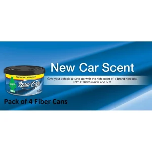 Car Freshner UFC-17889-24 Little Trees New Car Fiber Can Air Freshener – 4 Pack - view 2
