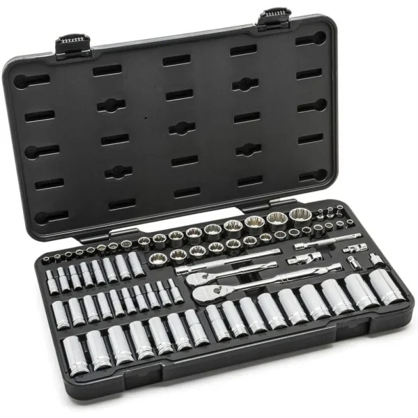 Gearwrench 80948 76PC 1/4 & 3/8 Dr. 12 Pt. SAE/Metric, Std/Deep