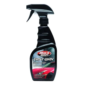 Black Magic 120025 2-in-1 Fast Wax Spray, 16 oz.
