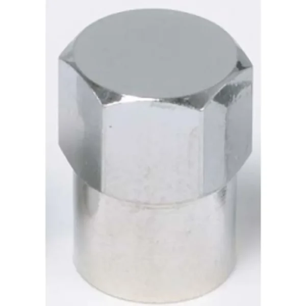 TMR TI116 Chromed Plastic Sealing Long Skirted Cap, 100 Per Box – TPMS