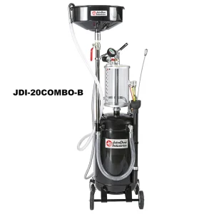 John Dow 20-Gallon Fluid Evacuator & Oil Drain with Bowl (JDI-20COMBO-B)