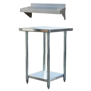 Sportsman Series SSWSET24 24″ Stainless Steel Work Station w/ Workbench & Shelf