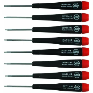 Wiha Precision Torx Screwdriver Set, T1-T8, 8-Piece (26791)