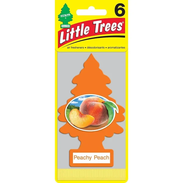 Little Trees Air Fresheners 6-Pack Peachy Peach