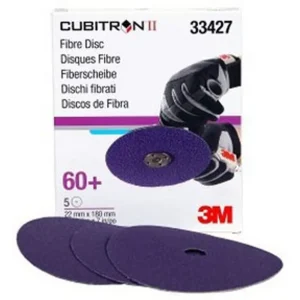 3M 7″ X 7/8″ 60+Grit Cubitron II Abrasive Fibre Disc (33427)