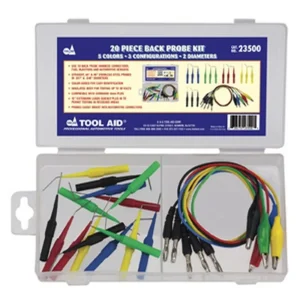 Tool Aid 20-Piece Back Probe Kit With Straight 45-Deg And 90 Deg Probes (23500)