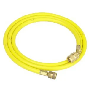 Robinair 72-Inch Yellow Standard Refrigerant Hose with Quick Seal Fittings (38172A)