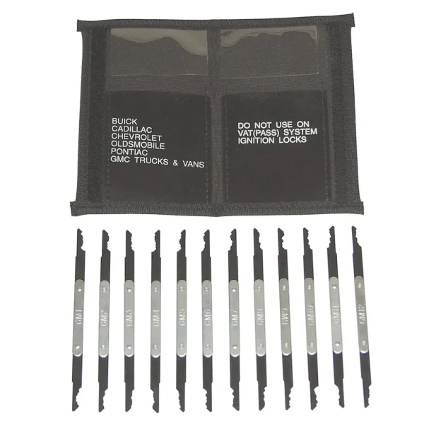 Lock Technology 280 12 Piece GM Rocker Lock Pick Set