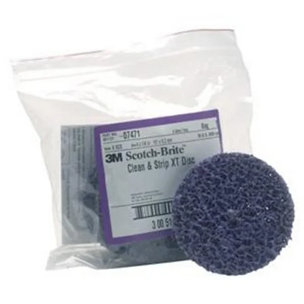 3M 4″ x 1/4″ Scotch-Brite Clean & Strip Discs (07471)
