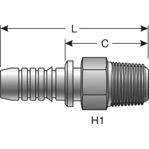 Gates Power Crimp 1/2 Inch Hydraulic Coupling – 80012 - view 3