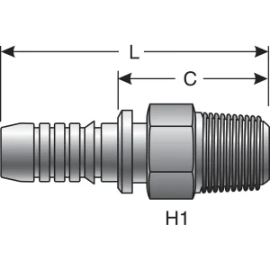 Gates Power Crimp 1/2 Inch Hydraulic Coupling – 80013 - view 3