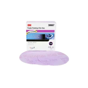 3M 3″ Hookit Purple Finishing Film Discs