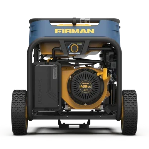 Firman Tri Fuel Portable Generator 9400/7500W Electric Start Gas, Wheel Kit 50 ST CAN (T07571) - view 3