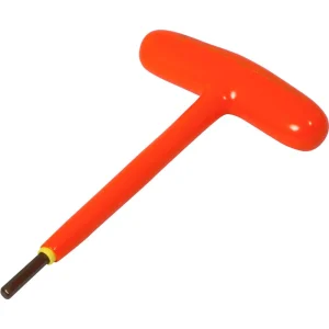 Gray Tools 5/32″ S2 T-handle Hex Key, 1000V Insulated (68610-I) - view 2