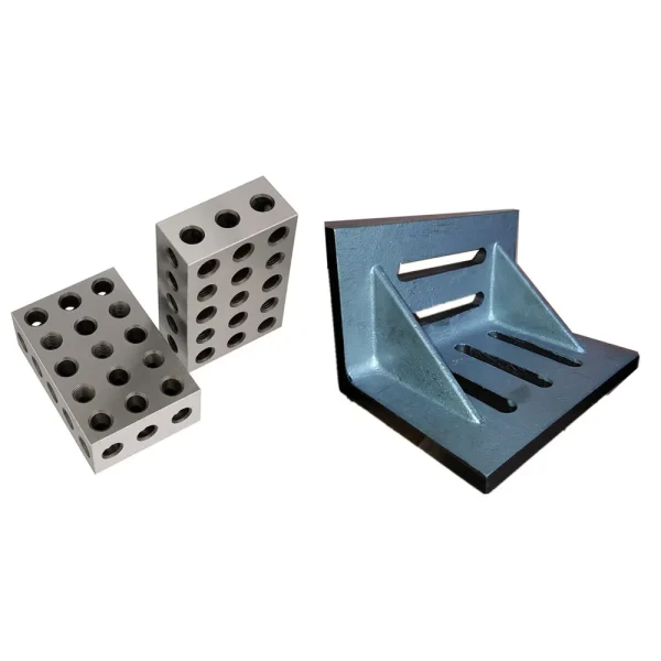 HHIP HHIP 6 X 5 X 4.5″ ANGLE PLATE & 1-2-3 BLOCK SET MATCHED PAIR (9999-0007)