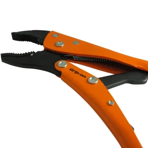 Grip-on 7″ Locking Pliers, 1-7/8″ Jaw Opening, Curved Jaws (111-07F) - view 4