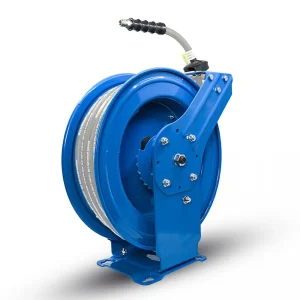 BluShield 3/8″ x 50′ Dual Arm Pressure Washer Hose & Reel Assembly (PWSWRDA3850) - view 2