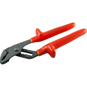 Gray Tools 10-1/4″ Tongue & Groove Slip Joint Plier, 1-1/4″ Jaw, 1000V Insulated (B45-10A-I)