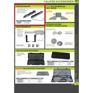 HHIP CENTER LINE GAGE SET FOR 4 6 AND 8″ CALIPERS (4100-0040) - view 2