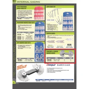 HHIP 32 PIECE 17/32-1 X 32THS CONCAVE & CONVEX GAGE SET (4901-0103) - view 2