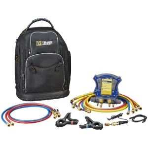 Yellow Jacket Digital Manifold Backpack Kit With Set Of 6 Plus Ii Hoses (40885)