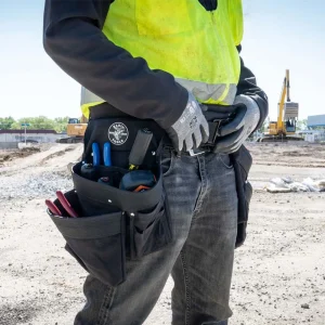 Klein Electrician’S Padded Tool Belt/Pouch Combo, 11-Pocket, 4-Piece, L (5709L) - view 3